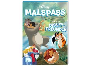 9783845120560 - Disney Kreative Beschäftigung Malspaß mit den Disney-Freunden Kartoniert (TB)