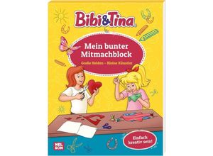 9783845121345 - Bibi und Tina   Bibi und Tina Große Helden - Kleine Künstler Mein bunter Mitmachblock Kartoniert (TB)