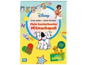 9783845122274 - Disney Kreative Beschäftigung Große Helden - Kleine Künstler Mein kunterbunter Mitmachspaß Kartoniert (TB)