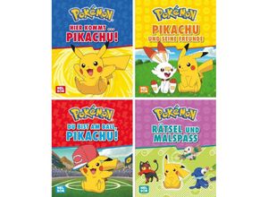 9783845122878 - Mini-Bücher Pokémon 4er Pikachu 1-4 Gebunden