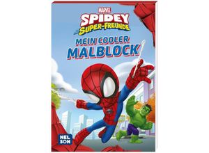 9783845123714 - MARVEL Spidey und seine Superfreunde Mein cooler Malblock Kartoniert (TB)