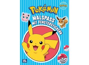 9783845125046 - Pokémon Activity-Buch Malspaß mit Fensterstickern Kartoniert (TB)