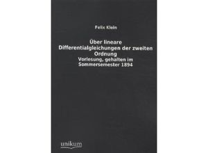 9783845740300 - Überlineare Differentialgleichungen der zweiten Ordnung - Felix Klein Kartoniert (TB)