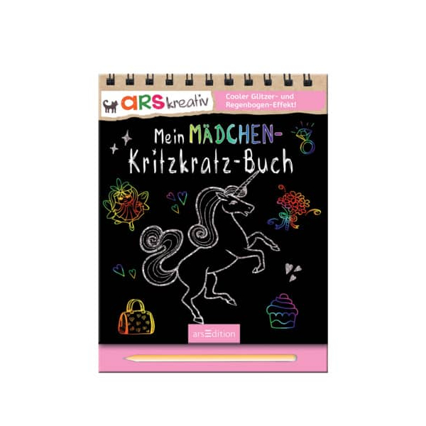 9783845818788 - ars kreativ   Mein Mädchen-Kritzkratz-Buch - Carolin Hensler Kartoniert (TB)