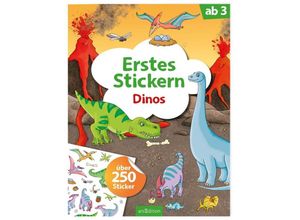 9783845821719 - Erstes Stickern - Dinos Kartoniert (TB)