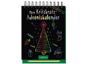 9783845826738 - Adventskalender   Mein Kritzkratz-Adventskalender m Holzstift Kartoniert (TB)