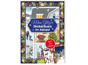 9783845826806 - Adventskalender   Mein Glitzerstickerbuch im Advent Kartoniert (TB)