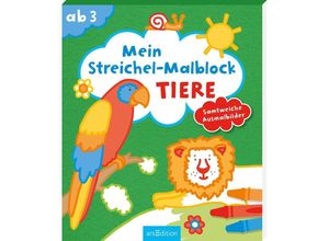 9783845834627 - Mein Streichel-Malblock Tiere Kartoniert (TB)