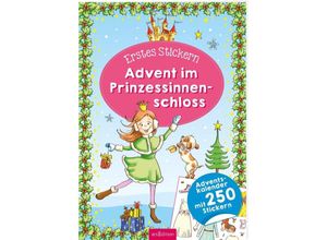 9783845836003 - Adventskalender   Erstes Stickern - Advent im Prinzessinnenschloss Kartoniert (TB)