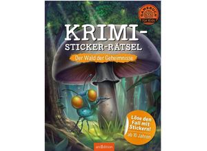 9783845853765 - Krimi-Sticker-Rätsel - Der Wald der Geheimnisse - Philip Kiefer Kartoniert (TB)