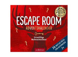 9783845854120 - 24 knifflige Weihnachtsrätsel Escape Room Adventskalender Gebunden