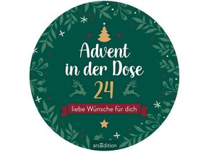 9783845854144 - Advent in der Dose 24 liebe Wünsche für dich Kartoniert (TB)