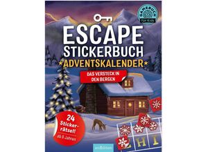 9783845854243 - Escape-Stickerbuch - Adventskalender - Das Versteck in den Bergen - Philip Kiefer Kartoniert (TB)