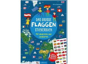 9783845854595 - Das große Flaggen-Stickerbuch - Petra Bachmann Kartoniert (TB)