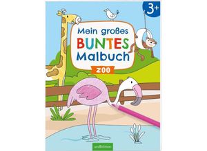 9783845855080 - Mein großes buntes Malbuch - Zoo Kartoniert (TB)