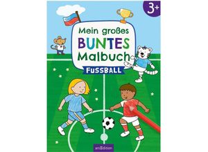 9783845855097 - Mein großes buntes Malbuch - Fußball Kartoniert (TB)