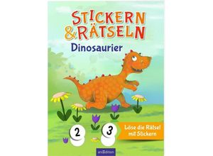 9783845856155 - Stickern & Rätseln ab 3 Stickern & Rätseln - Dinosaurier Kartoniert (TB)