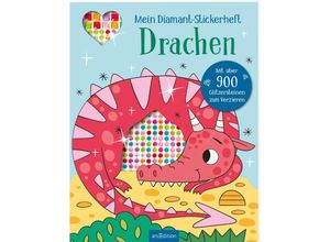 9783845856834 - Mein Diamant-Stickerheft - Drachen Kartoniert (TB)