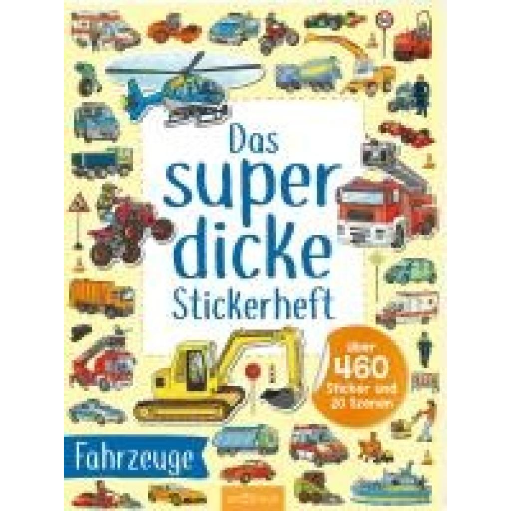 9783845859057 - Das superdicke Stickerheft -  Fahrzeuge