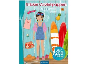 9783845860893 - Sticker-Anziehpuppen - Ferien Kartoniert (TB)