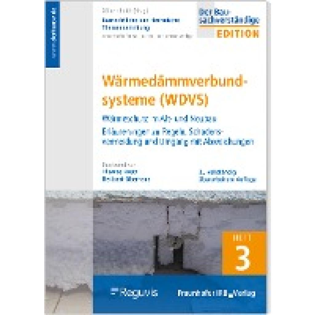 9783846212967 - Oberhaus Heribert Baurechtliche und -technische Themensammlung 2 Auflage Heft 3 Wärmedämmverbundsysteme (WDVS)