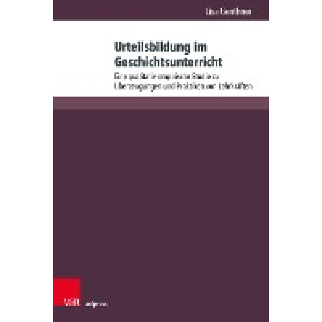 9783847115595 - Genthner Lisa Urteilsbildung im Geschichtsunterricht