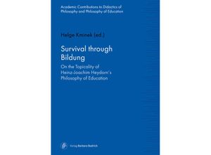 9783847424802 - Survival through Bildung Kartoniert (TB)