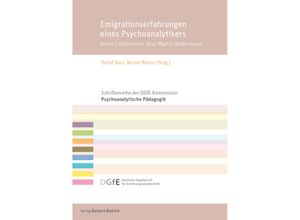 9783847426448 - Emigrationserfahrungen eines Psychoanalytikers Kartoniert (TB)