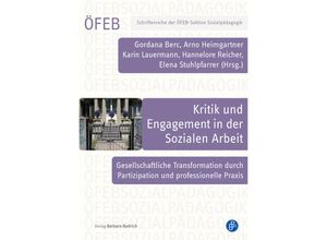 9783847430056 - Kritik und Engagement in der Sozialen Arbeit Kartoniert (TB)