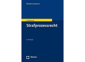 9783848706044 - Strafprozessrecht - Urs Kindhäuser Kartoniert (TB)