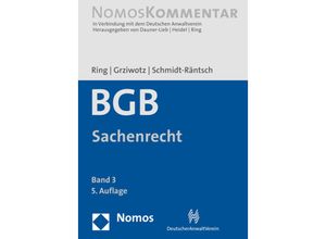 9783848748877 - Bürgerliches Gesetzbuch Sachenrecht Gebunden