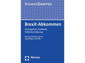 9783848765843 - Brexit-Abkommen - Jörg Philipp Terhechte Kartoniert (TB)