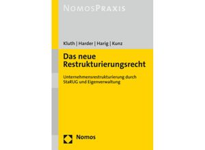 9783848771639 - Das neue Restrukturierungsrecht - Phillip-Boie Harder Daniel Kunz Florian Harig Kartoniert (TB)