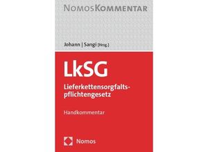 9783848772308 - LkSG - Lieferkettensorgfaltspflichtengesetz Gebunden