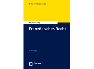 9783848773336 - Französisches Recht - Sybille Neumann Oliver Berg Kartoniert (TB)