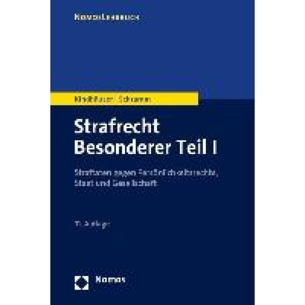 9783848775248 - Kindhäuser Urs Strafrecht Besonderer Teil I