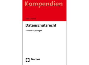 9783848776788 - Datenschutzrecht - Martin Eßer Lorenz Franck Kartoniert (TB)