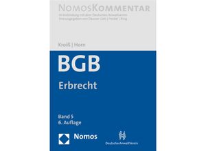 9783848778713 - Bürgerliches Gesetzbuch Erbrecht Gebunden