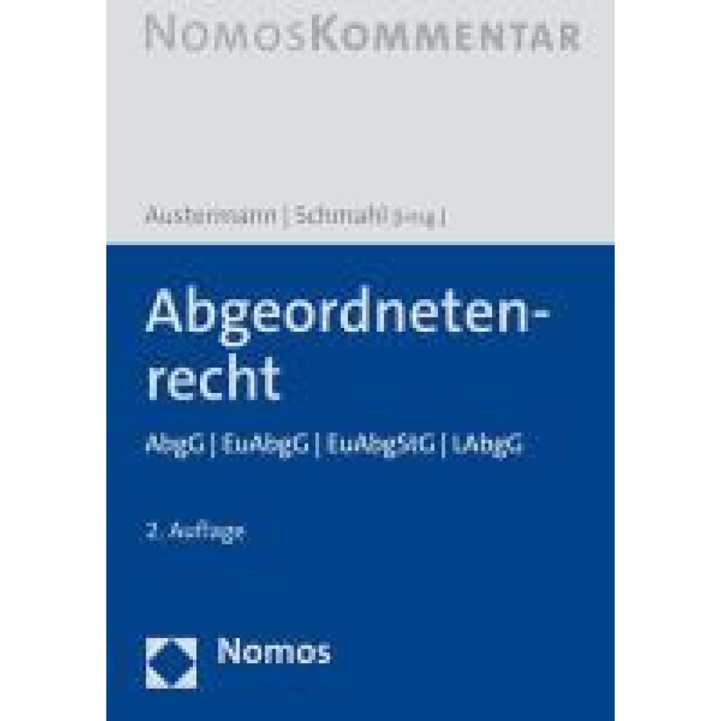 9783848778881 - Abgeordnetenrecht