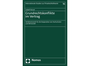 9783848779994 - Grundrechtskonflikte im Vertrag - Isabell Hensel Gebunden