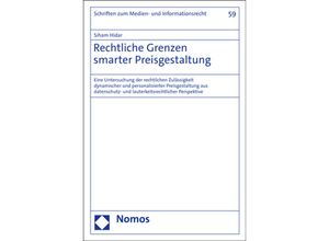 9783848783335 - Rechtliche Grenzen smarter Preisgestaltung - Siham Hidar Kartoniert (TB)