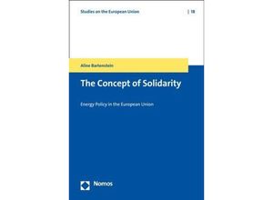 9783848784196 - The Concept of Solidarity - Aline Bartenstein Kartoniert (TB)