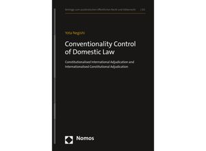 9783848785629 - Conventionality Control of Domestic Law - Yota Negishi Gebunden