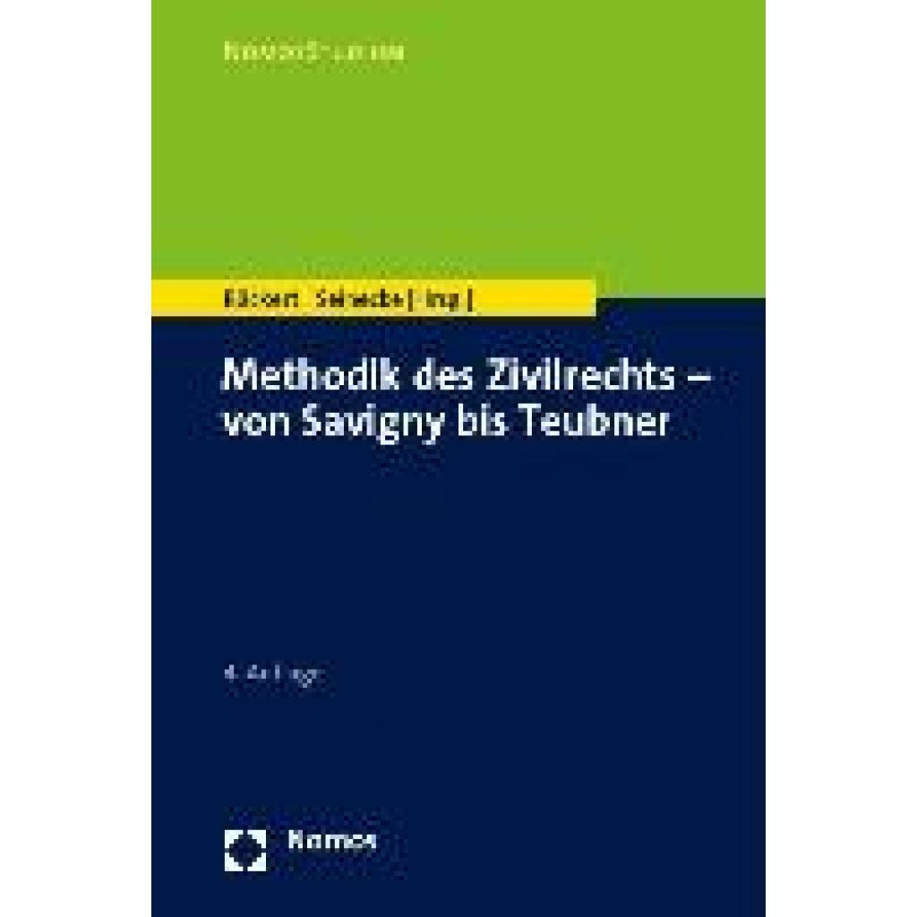 9783848787586 - Methodik des Zivilrechts - von Savigny bis Teubner