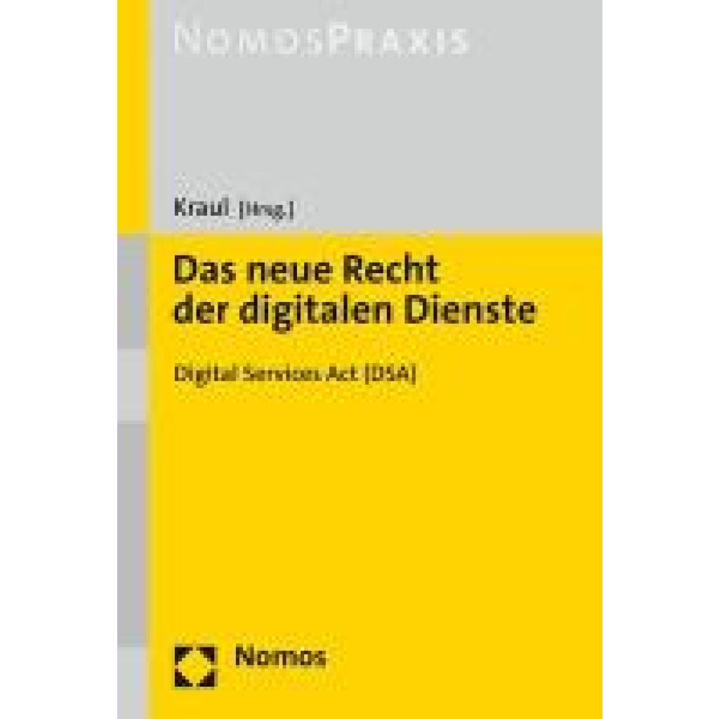 9783848787951 - Das neue Recht der digitalen Dienste