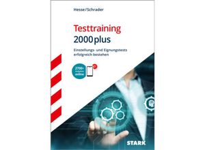 9783849037956 - STARK Testtraining 2000plus - Jürgen Hesse Hans Christian Schrader Gebunden