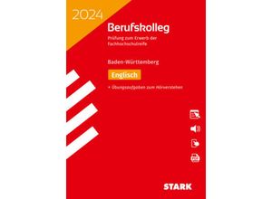 9783849058180 - STARK Original-Prüfungen Berufskolleg Englisch 2024 - BaWü m 1 Buch m 1 Beilage Kartoniert (TB)