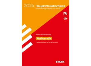 9783849058296 - STARK Original-Prüfungen und Training Hauptschulabschluss 2024 - Mathematik 9 Klasse - BaWü m 1 Buch m 1 Beilage Kartoniert (TB)