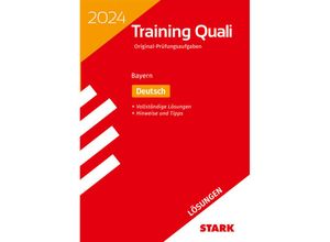 9783849058937 - STARK Lösungen zu Training Abschlussprüfung Quali Mittelschule 2024 - Deutsch 9 Klasse - Bayern Kartoniert (TB)