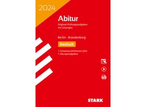 9783849059101 - STARK Abiturprüfung Berlin Brandenburg 2024 - Deutsch m 1 Buch m 1 Beilage Kartoniert (TB)